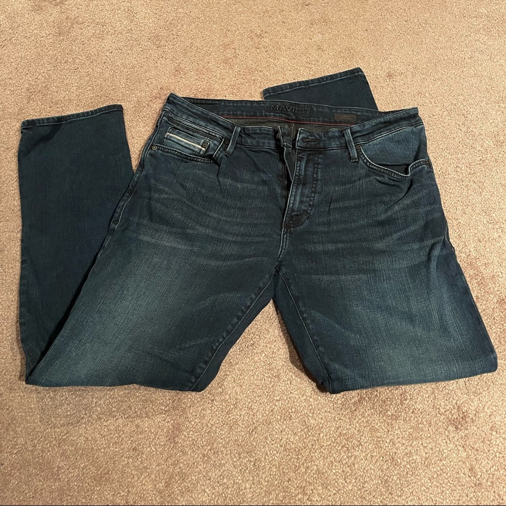 Mavi white edge. Mens dark washed jeans size 36 x 32